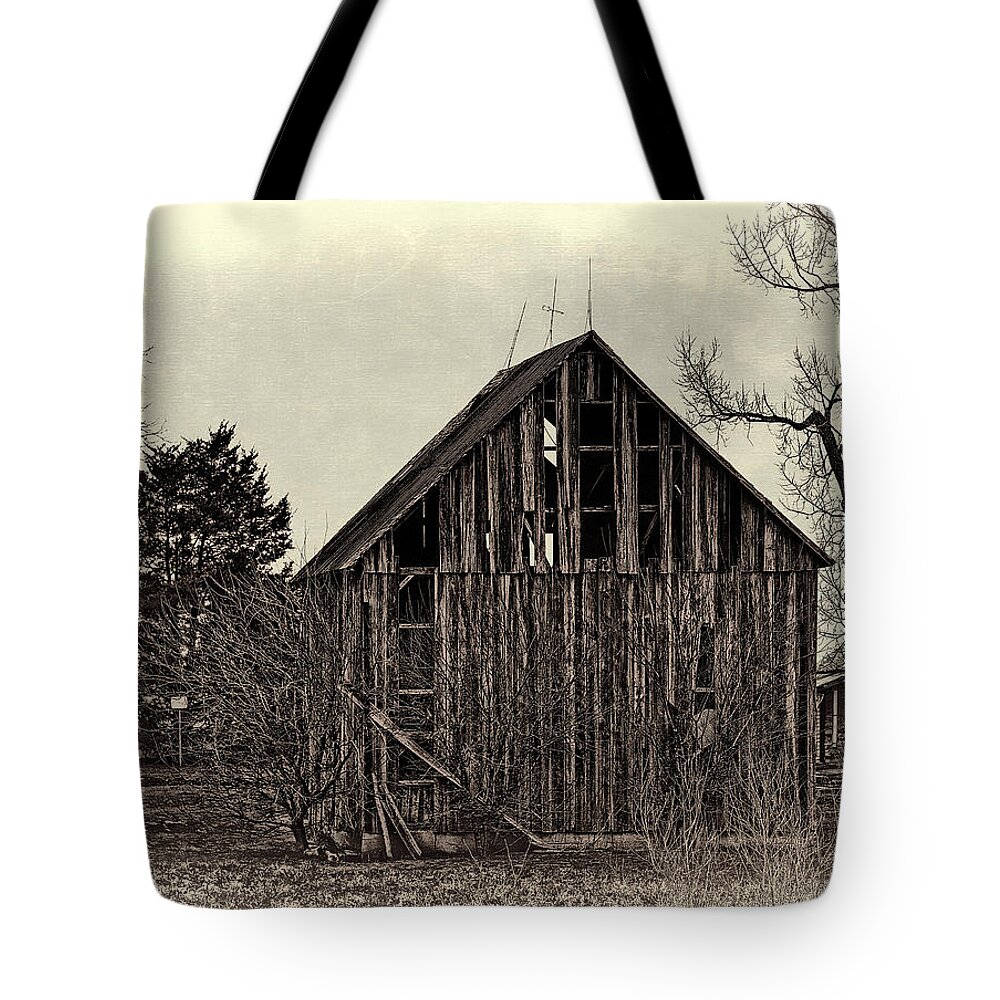 Old Tote Bag featuring the photograph Old Days #1 by Theresa Campbell