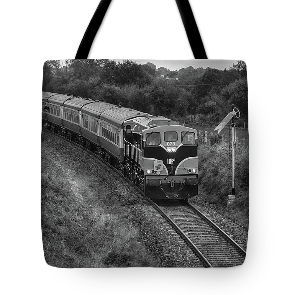 Train Tote Bag featuring the photograph Old diesel engine #2 by Joe Cashin