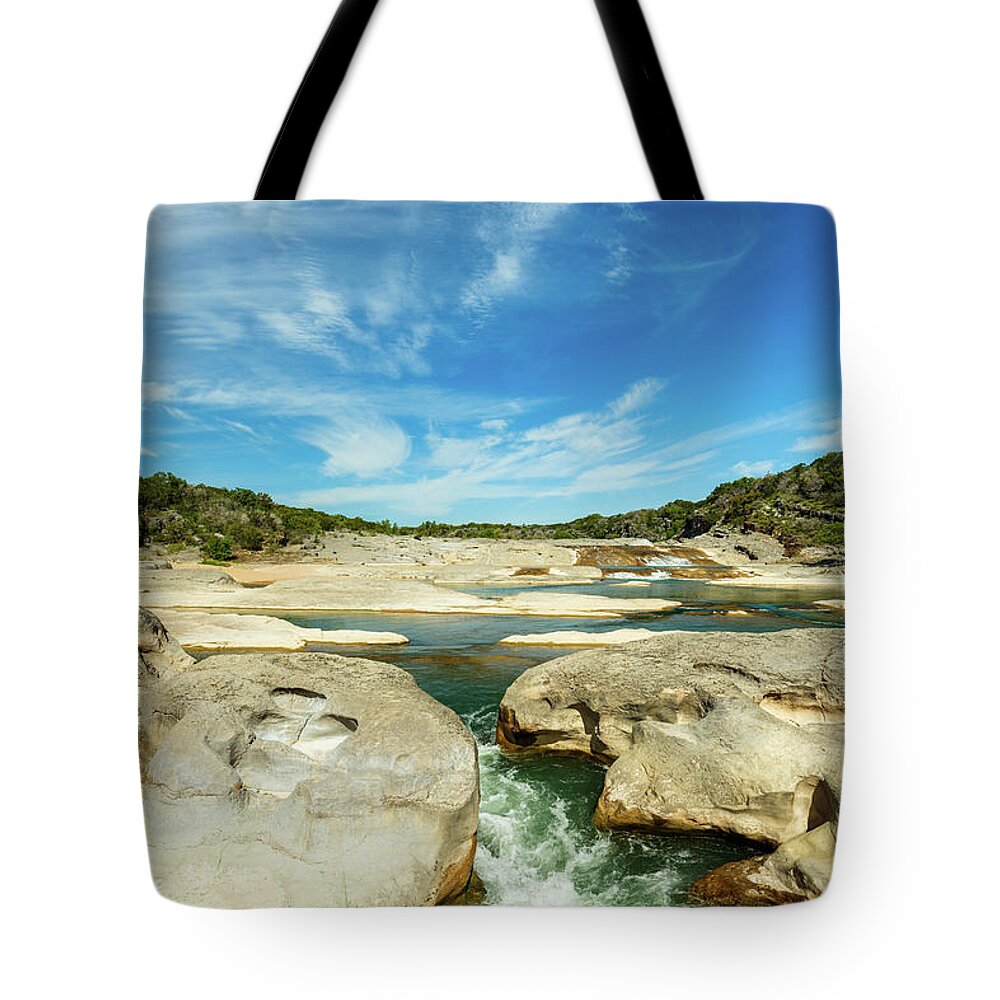 Pedernales Falls Tote Bag featuring the photograph Pedernales Falls Texas #1 by Raul Rodriguez