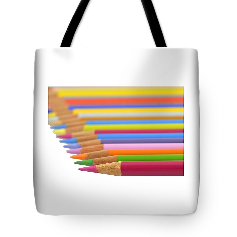 Pencil Tote Bag featuring the photograph Pencils #1 by George Atsametakis
