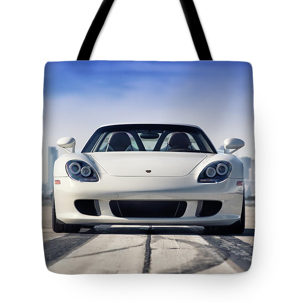Cars Tote Bag featuring the photograph #Porsche #CarreraGT #1 by ItzKirb Photography