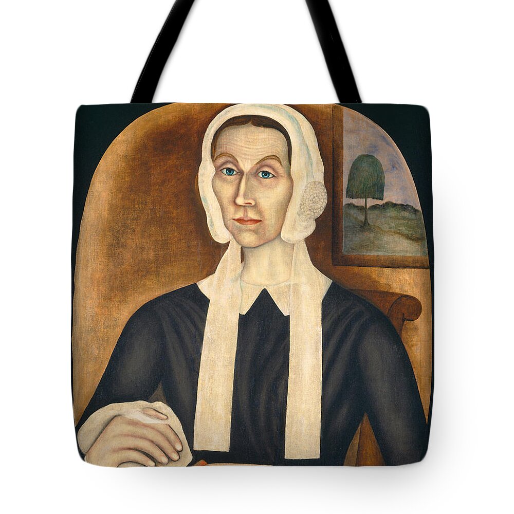 Art Tote Bag featuring the painting Portrait of a Woman #1 by Thomas Skynner