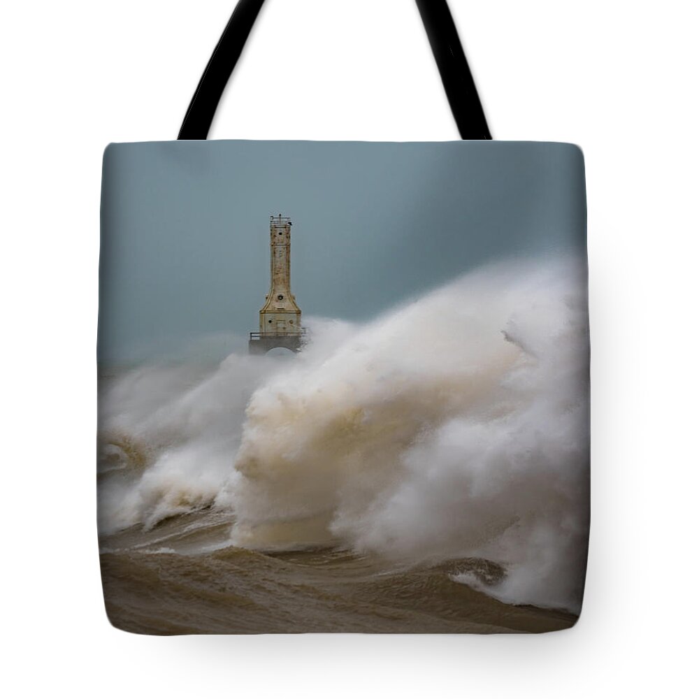 Storm Tote Bag featuring the photograph Power by Brad Bellisle