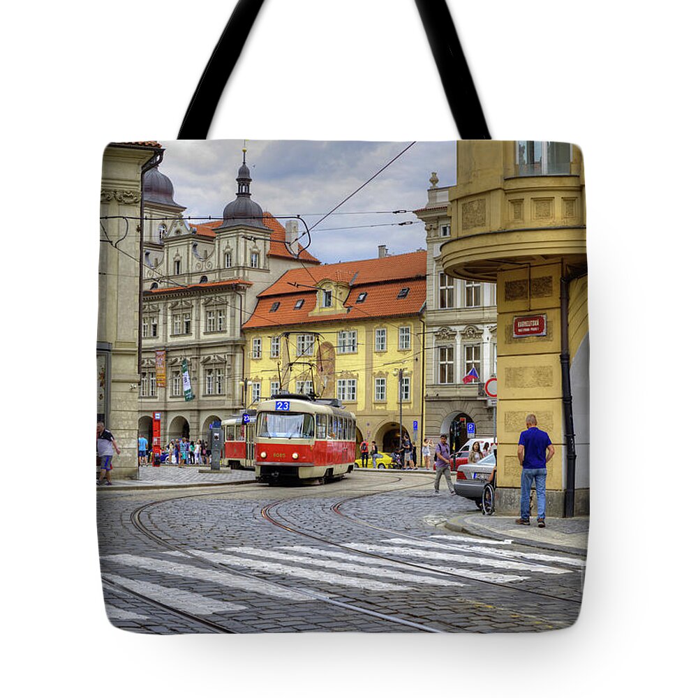 Architecture Tote Bag featuring the photograph Prague #1 by Juli Scalzi