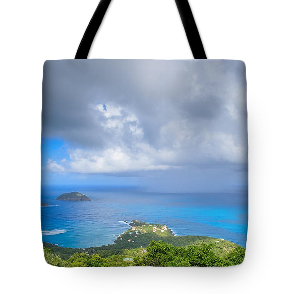 Rain Tote Bag featuring the photograph Rain in the Tropics #1 by Keith Allen