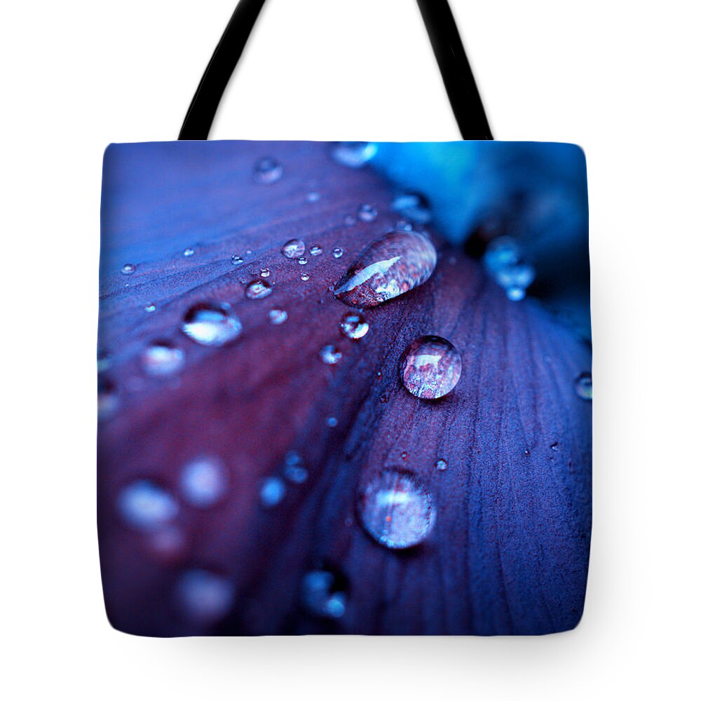 Raindrop Tote Bag featuring the photograph Raindrops #2 by Yuka Kato