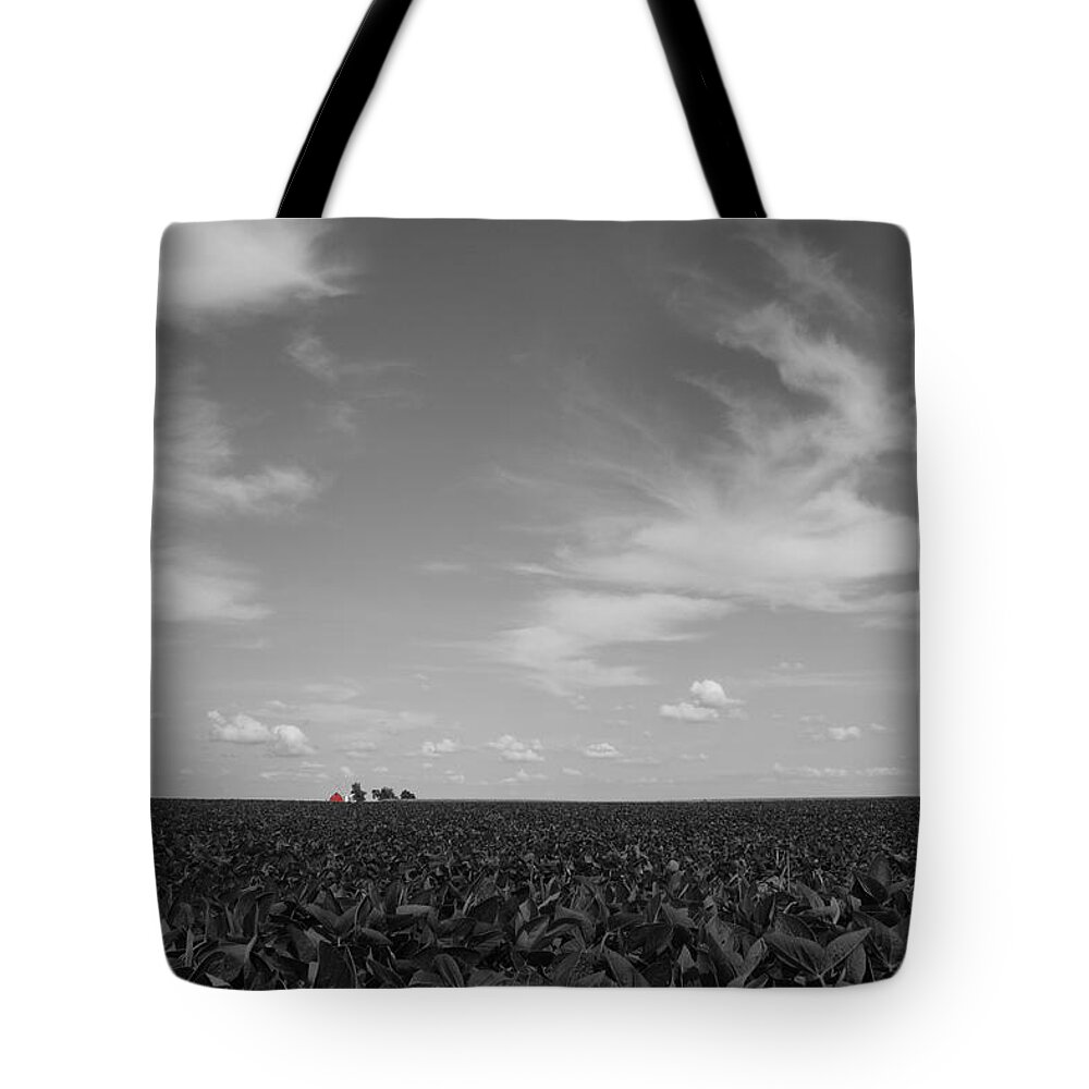 Unique Tote Bag featuring the photograph Red Island by Dylan Punke