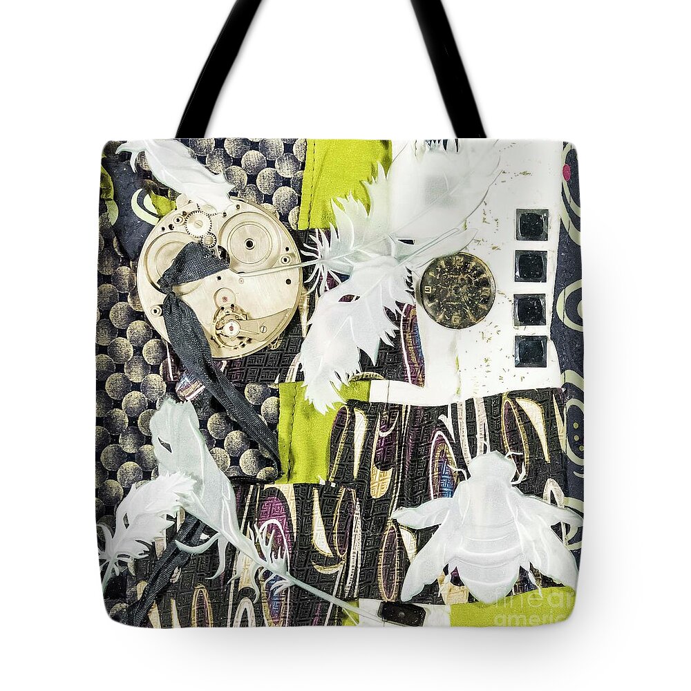 Carved Glass Tote Bag featuring the glass art Remembrance III by Alone Larsen