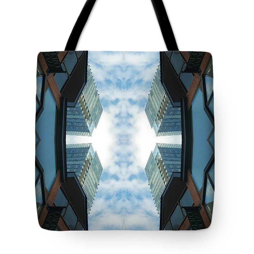 Skyscaper Tote Bag featuring the photograph Cumberland St., Toronto by Razvan N Rapaport