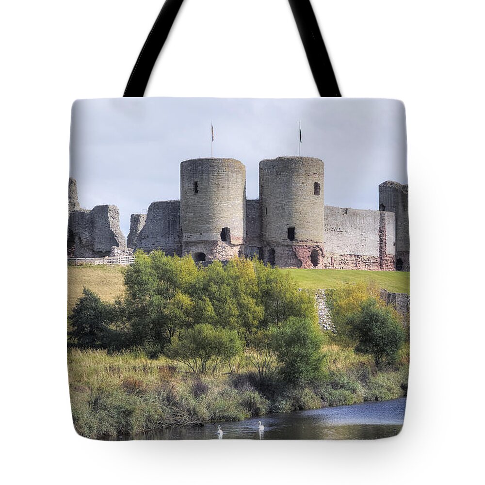 Rhuddlan Castle Tote Bag featuring the photograph Rhuddlan Castle - Wales #1 by Joana Kruse