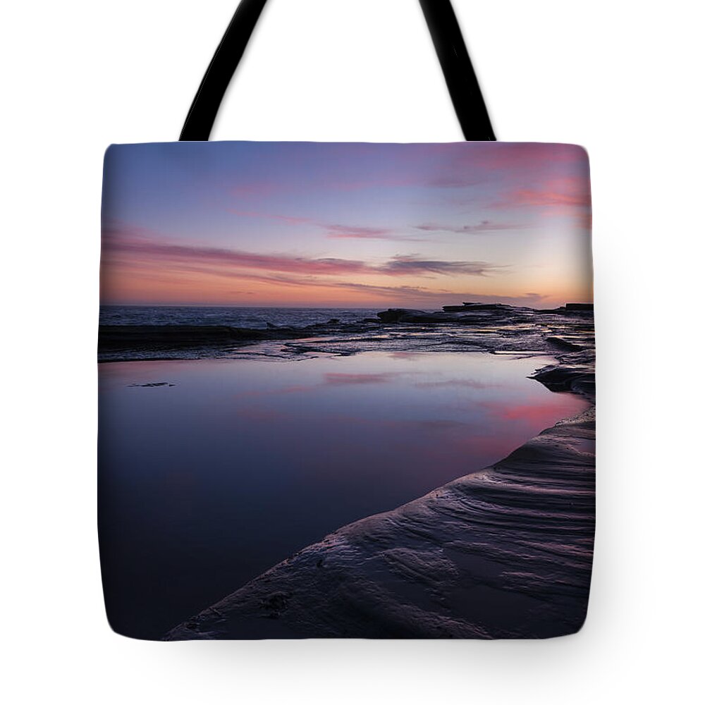 Beach Tote Bag featuring the photograph Rock Shelf by Andrew Dickman