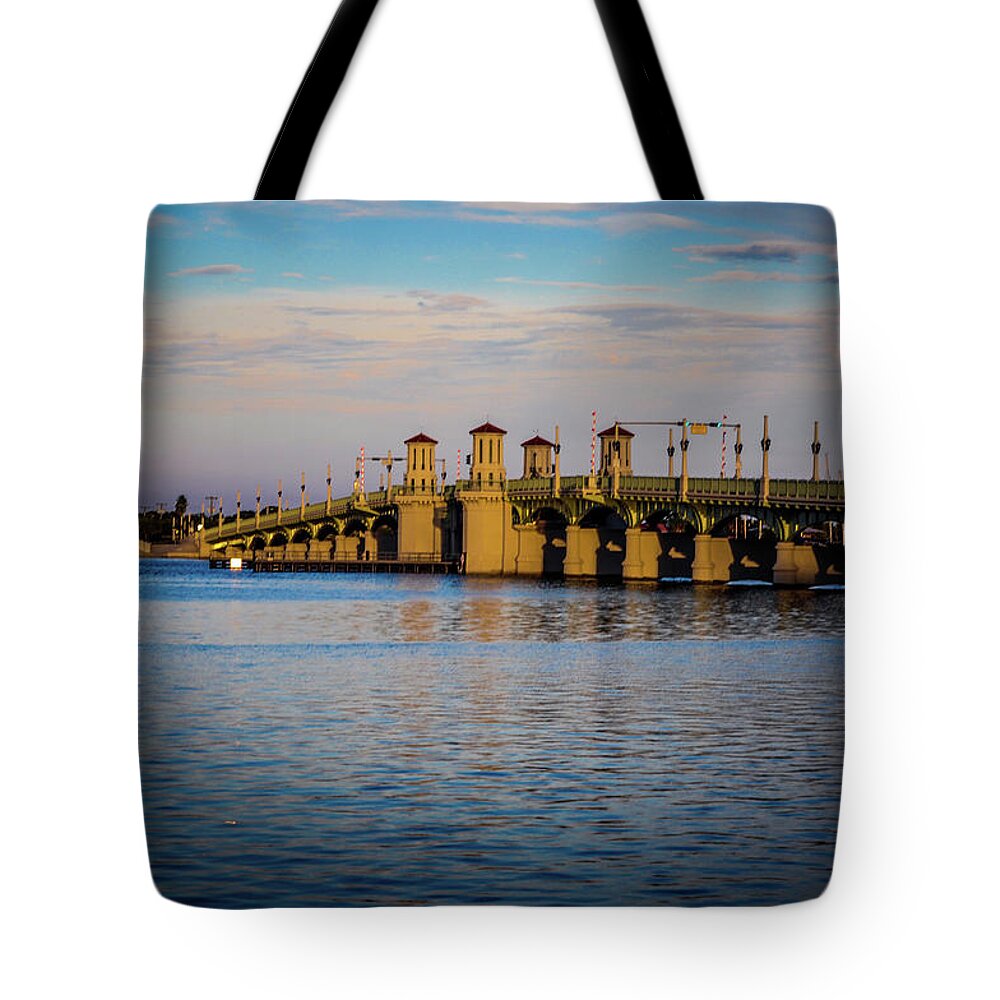 Bridge Tote Bag featuring the photograph Sailboating in the Waters of Florida #1 by Tammy Ray