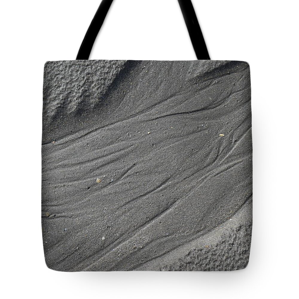 Ireland Tote Bag featuring the photograph Sand Patterns #1 by Curtis Krusie