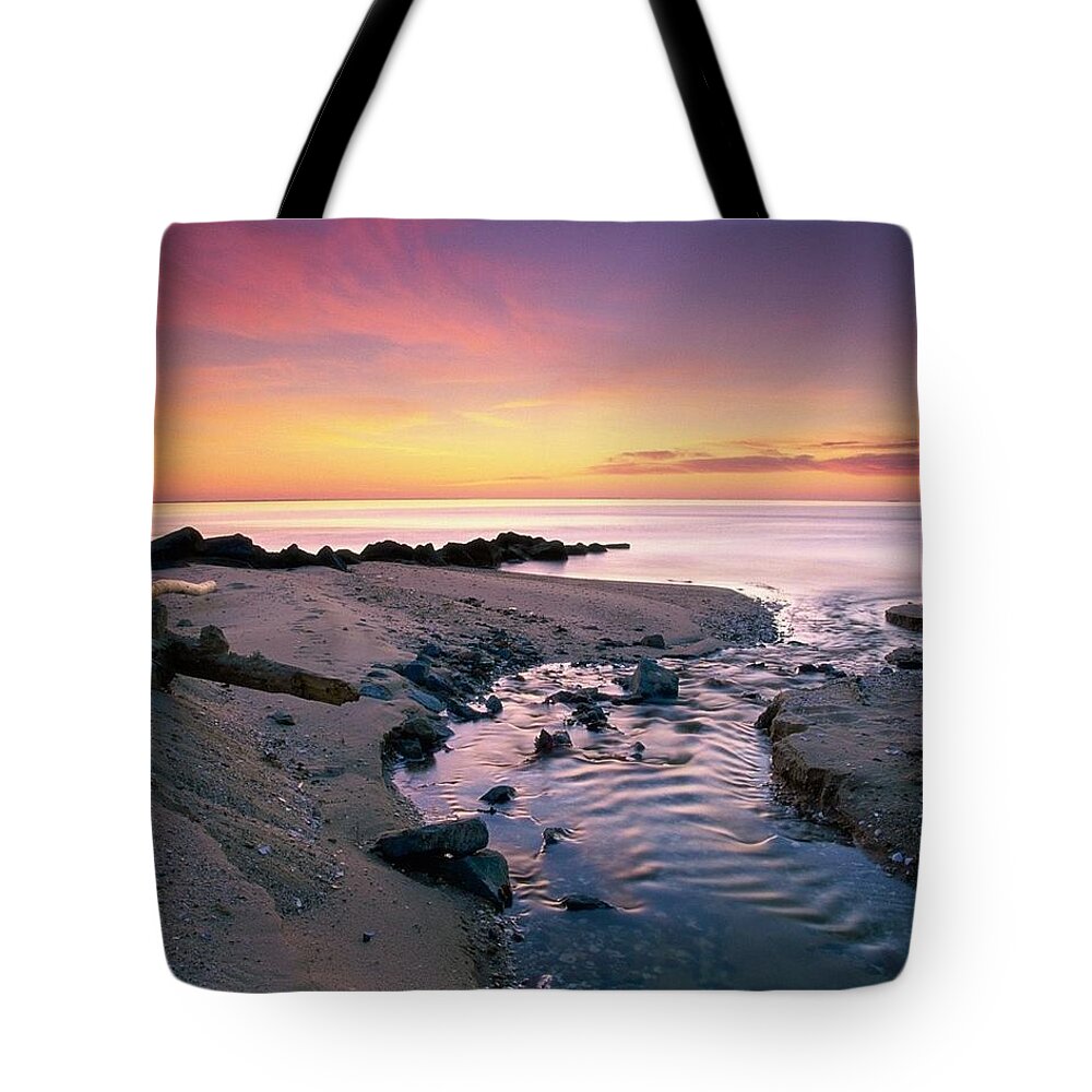 Seascape Tote Bag featuring the photograph Seascape #1 by Mariel Mcmeeking