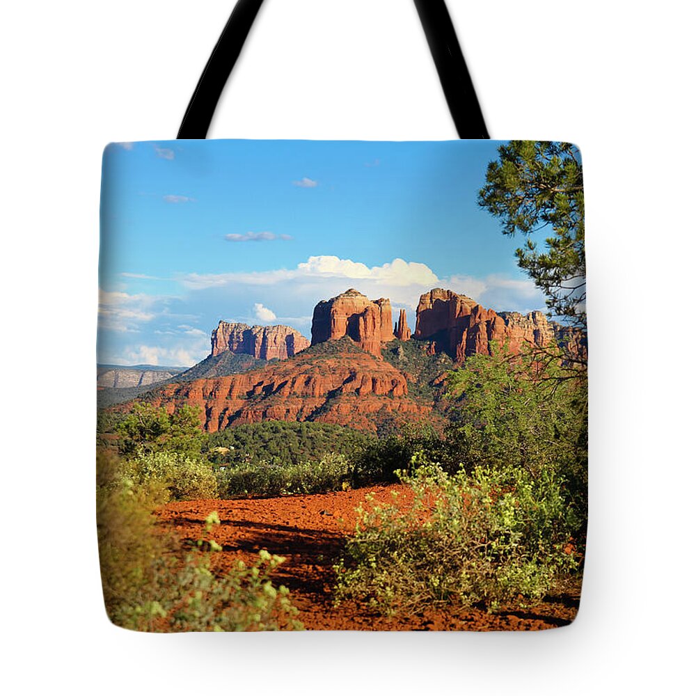 Sedona Tote Bag featuring the photograph Sedona #1 by Greg Smith