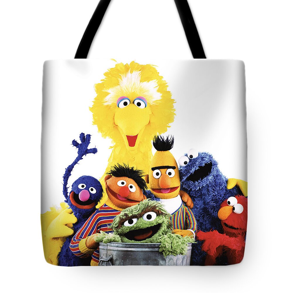 Oscar The Grouch Tote Bags