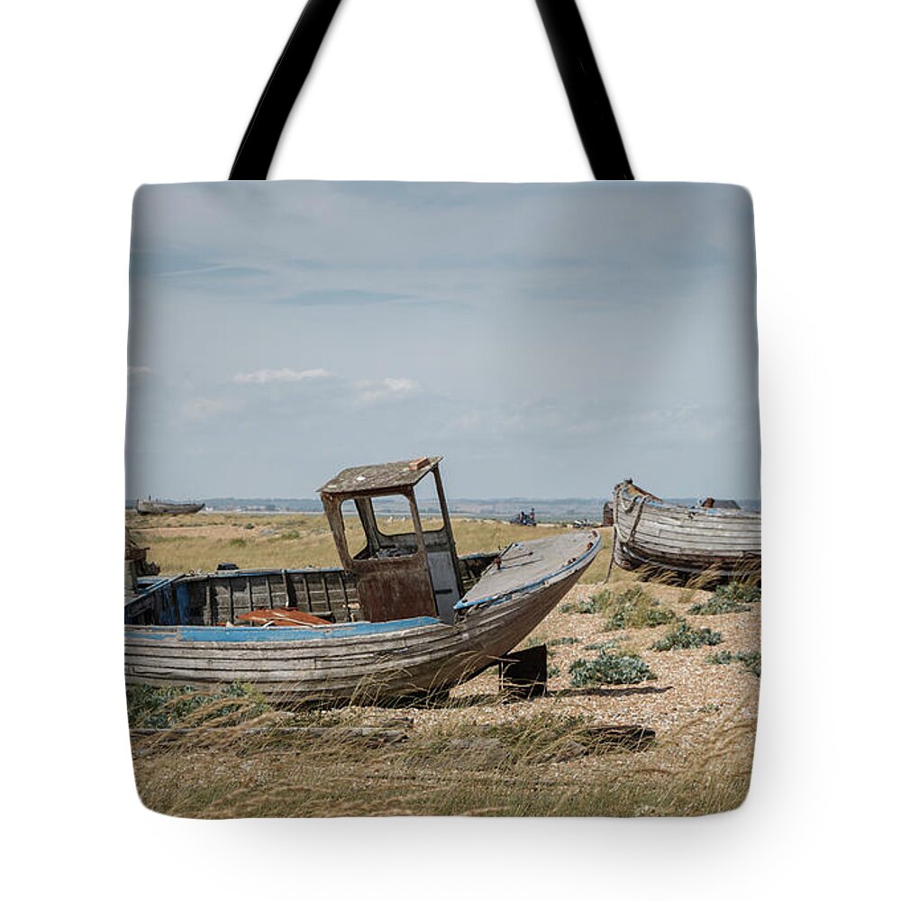 Dungeness Tote Bag featuring the photograph Shipwrecked #1 by Rick Deacon