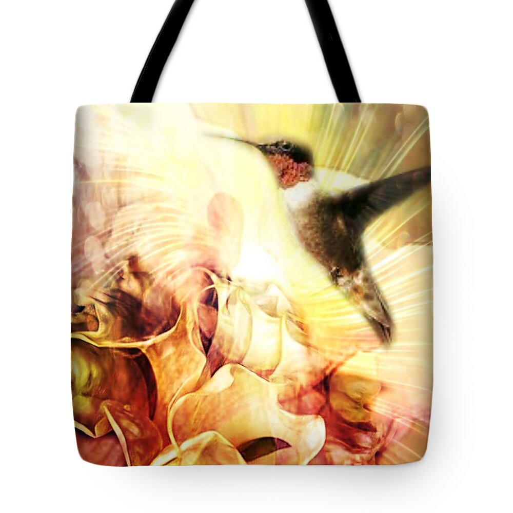 Show Me Your Glory Tote Bag featuring the digital art Show Me Your Glory #1 by Maria Urso