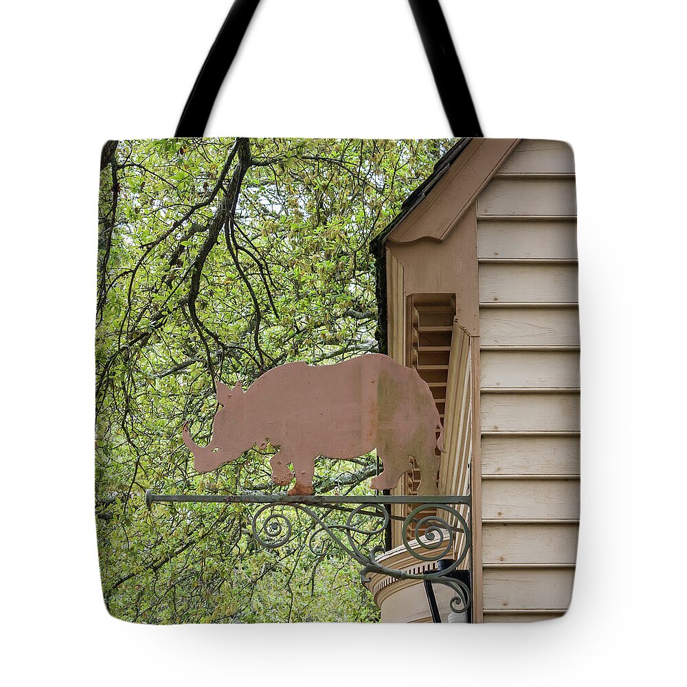 2013 Tote Bag featuring the photograph Sign of the Rhinoceros #1 by Teresa Mucha