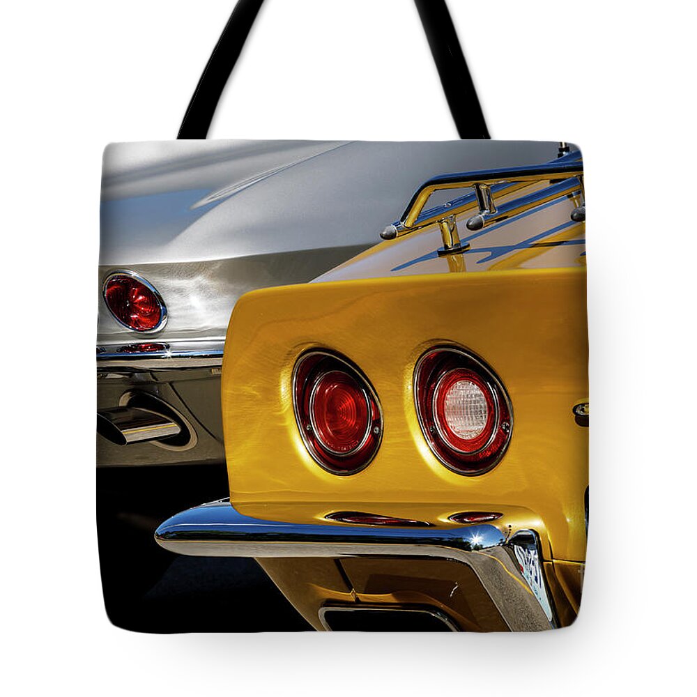 Automotive Tote Bag featuring the photograph Silver and Gold #1 by Dennis Hedberg
