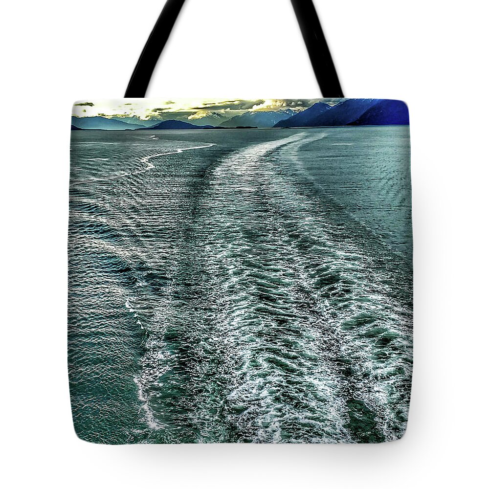 City Tote Bag featuring the photograph Small Town Port In Ketchikan Alaska #1 by Alex Grichenko