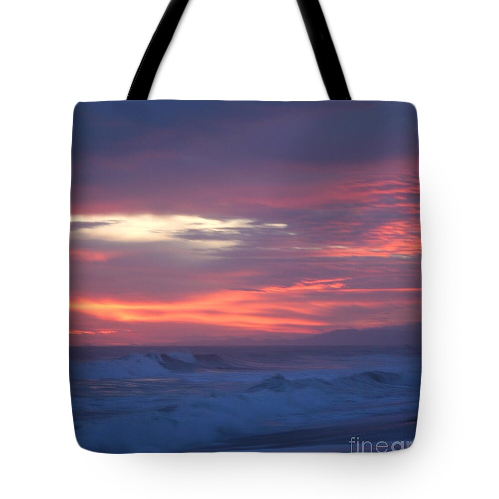Soft Sunset Tote Bag featuring the photograph Soft Sunset #1 by Michelle Constantine
