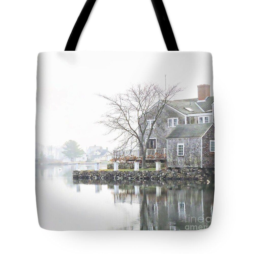Waterscape Tote Bag featuring the photograph South Mill Pond #1 by Marcia Lee Jones