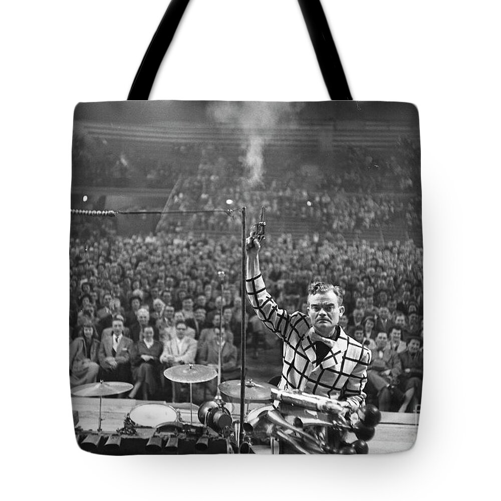 Spike Jones And His City Slickers Performing In Grand Forks Nd Tote Bag