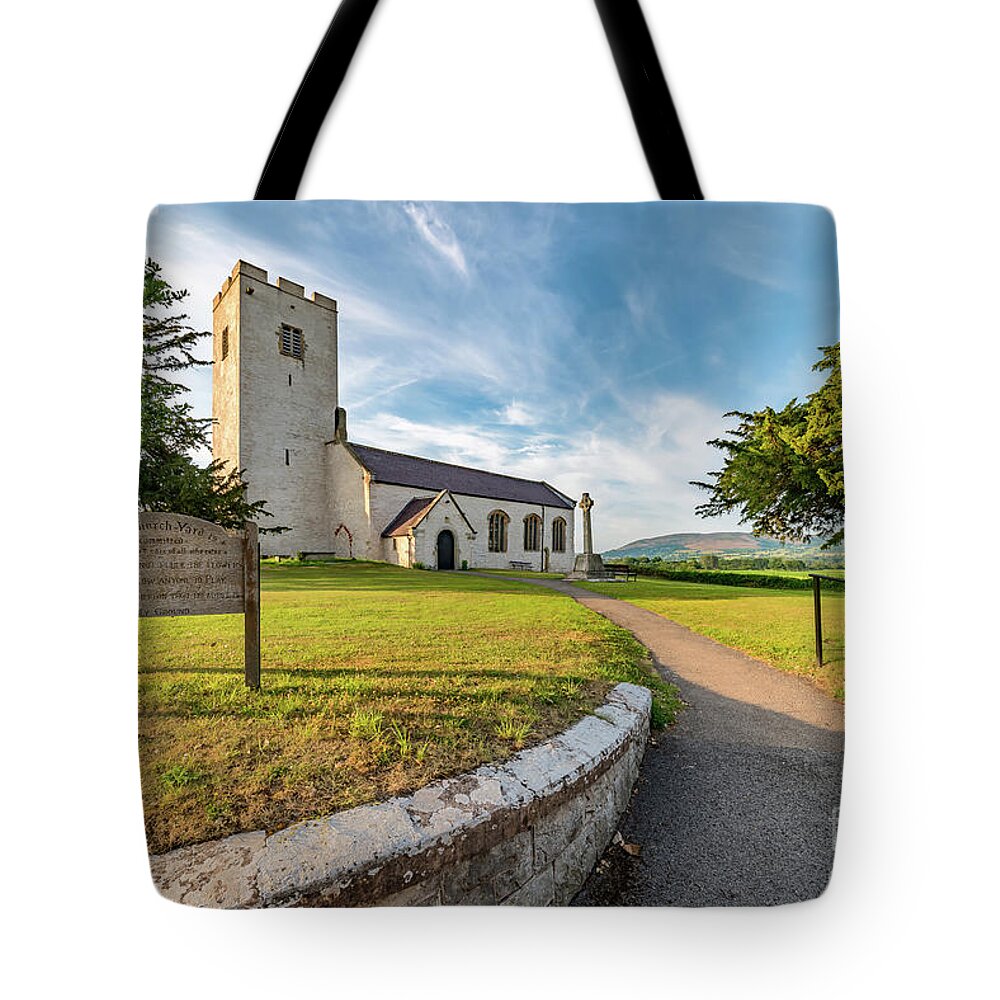 Chapel Tote Bag featuring the photograph St Marcellas Church #1 by Adrian Evans