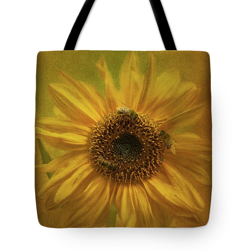 Botanical Tote Bag featuring the photograph Sunflower by Sue Leonard