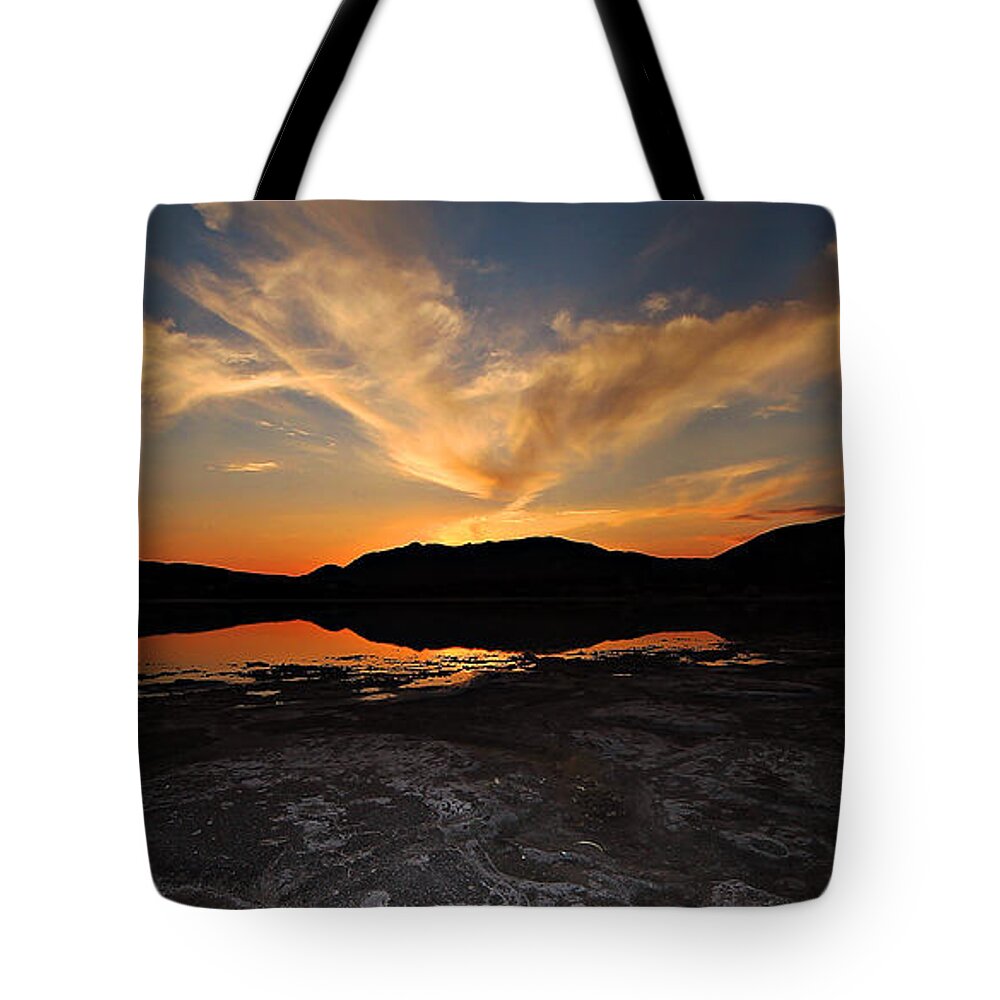 Sunset Tote Bag featuring the photograph Sunset In Sardinia #1 by Effezetaphoto Fz