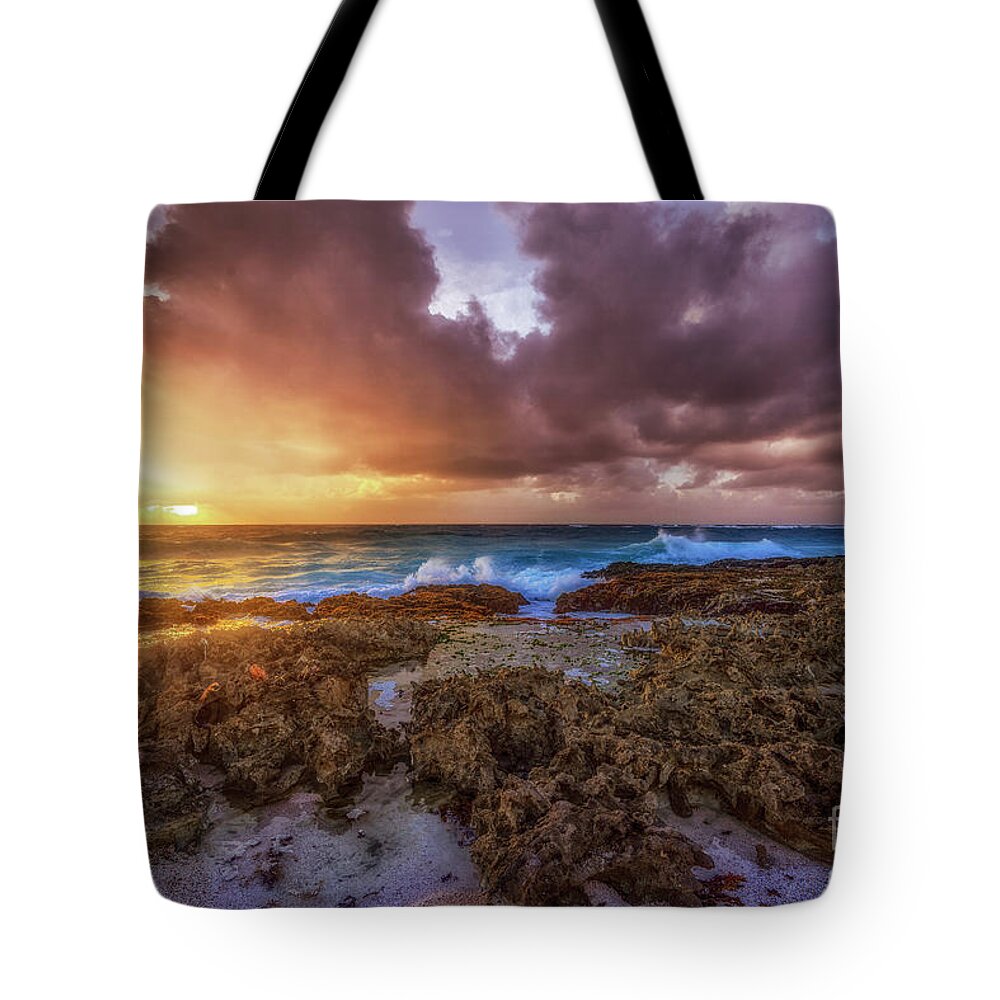  Tote Bag featuring the photograph Surfers Point Sunrise by Hugh Walker