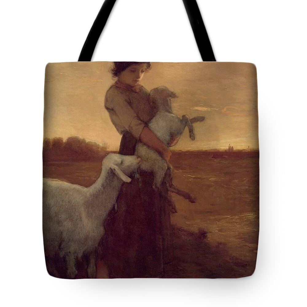 The Belated Kid Tote Bag featuring the painting The Belated Kid #1 by MotionAge Designs