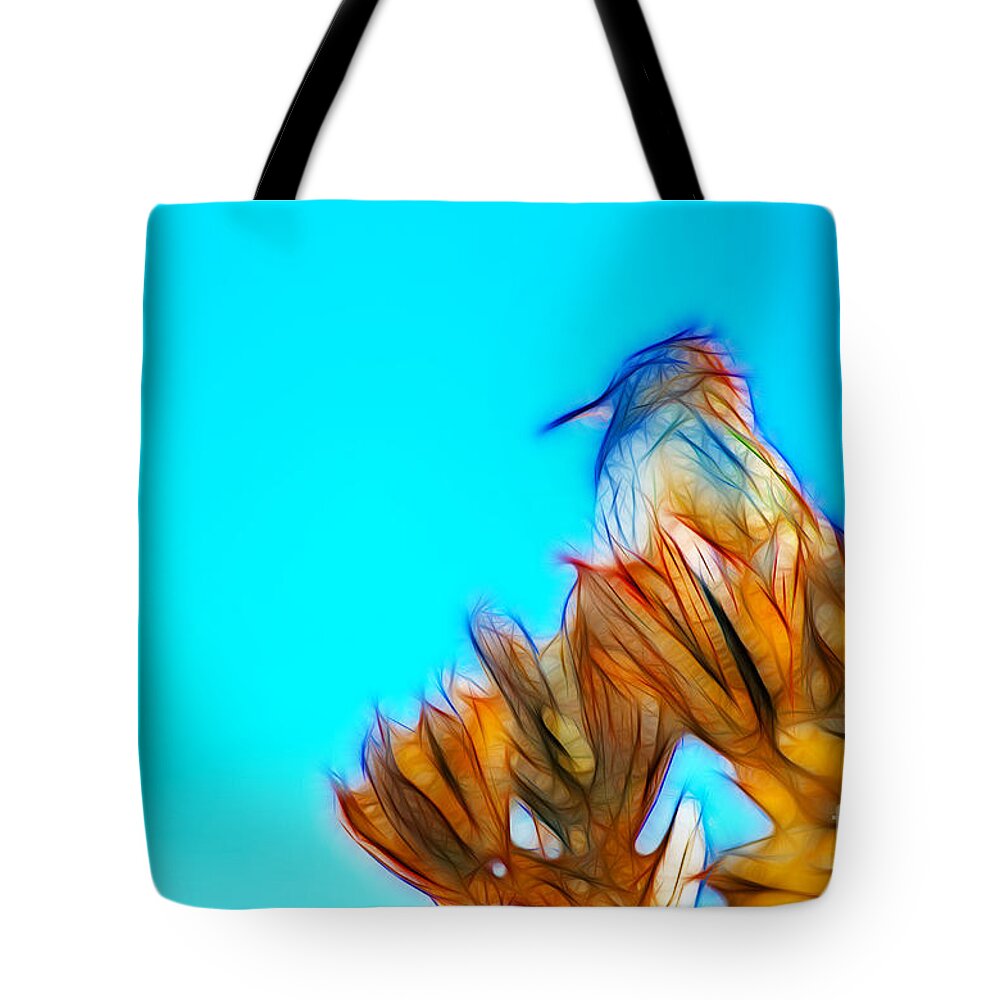 Fine Art Tote Bag featuring the photograph The Cactus Wren #1 by Donna Greene