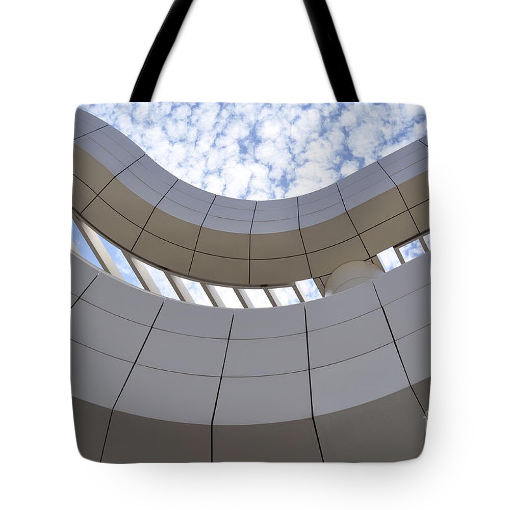 Clay Tote Bag featuring the photograph The Getty #1 by Clayton Bruster