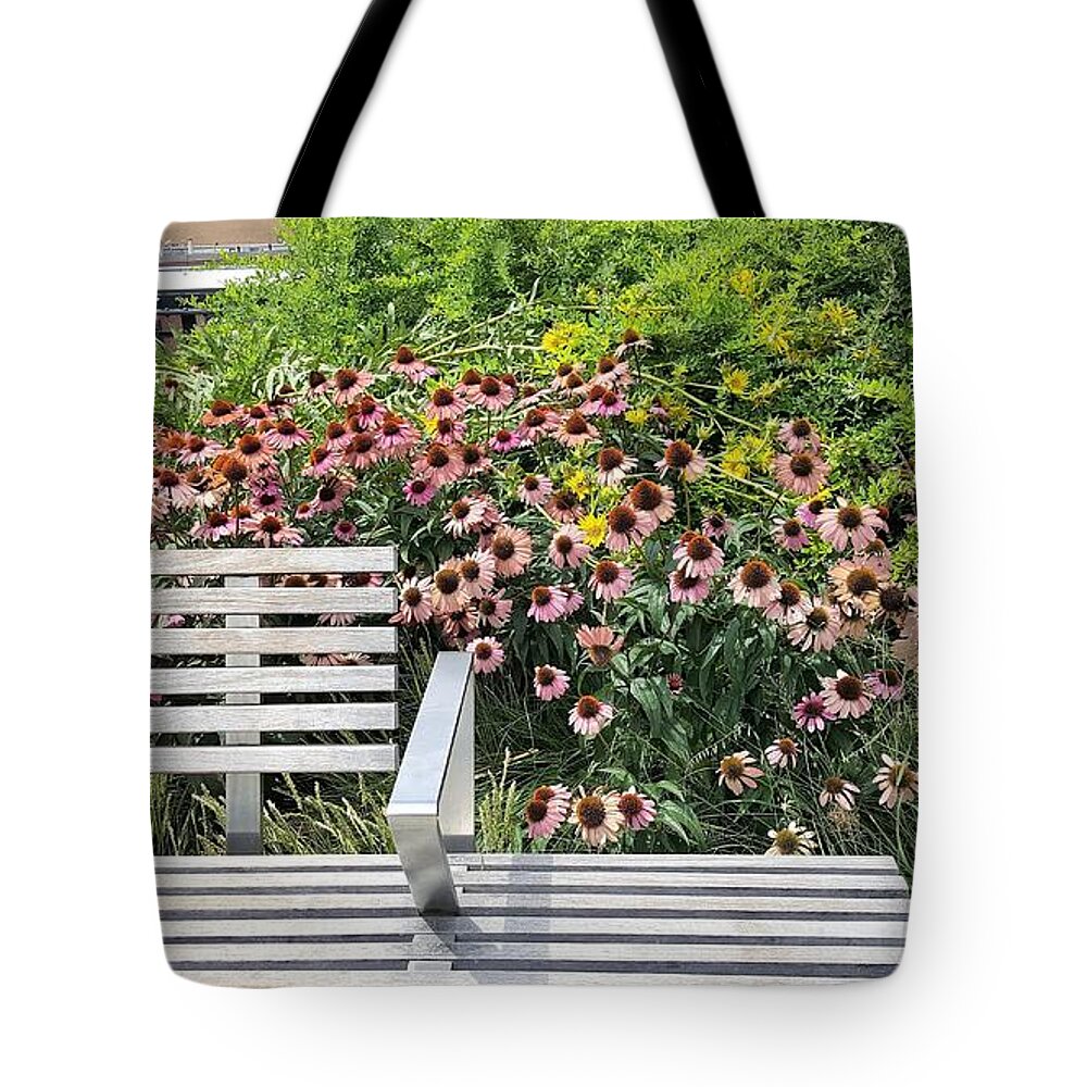 The High Line Tote Bag featuring the photograph The High Line 22 #1 by Rob Hans
