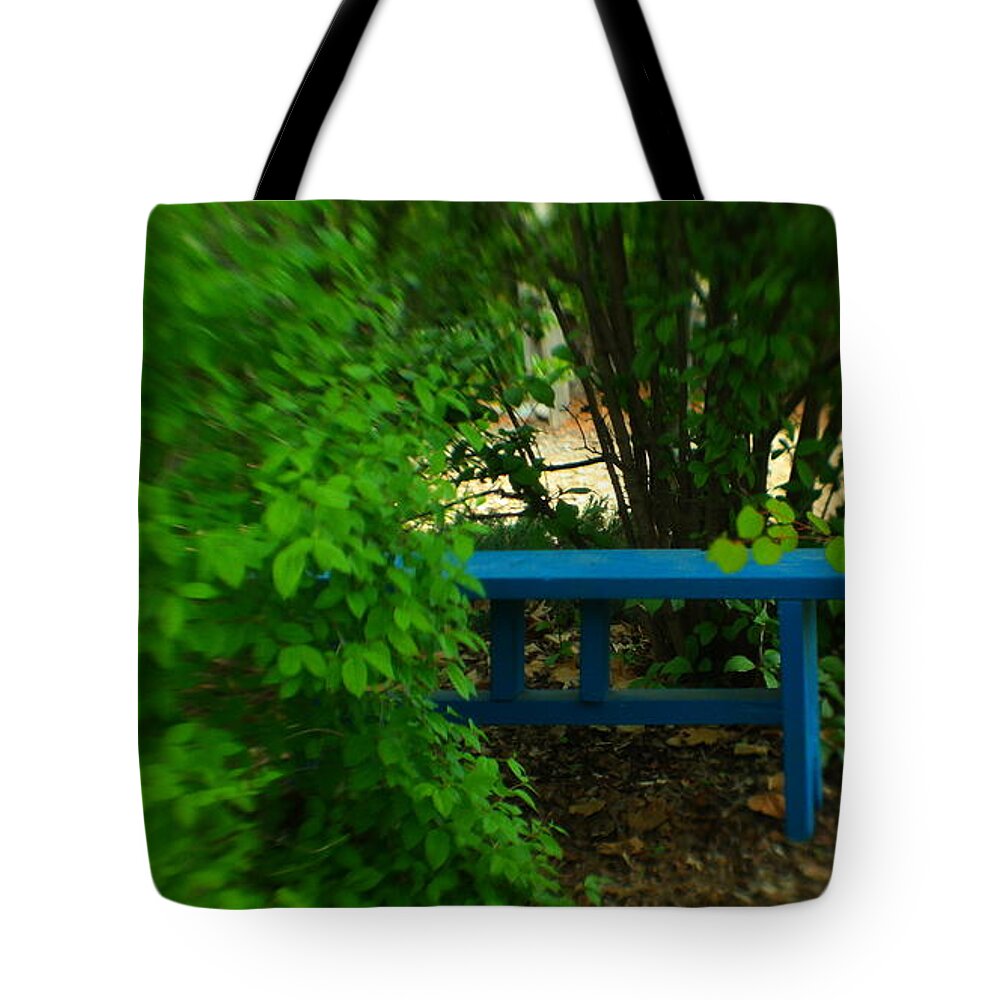 Bench Tote Bag featuring the photograph Those special places #2 by Jeff Swan