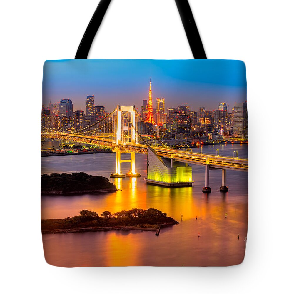 Tokyo Tote Bag featuring the photograph Tokyo - Japan #3 by Luciano Mortula