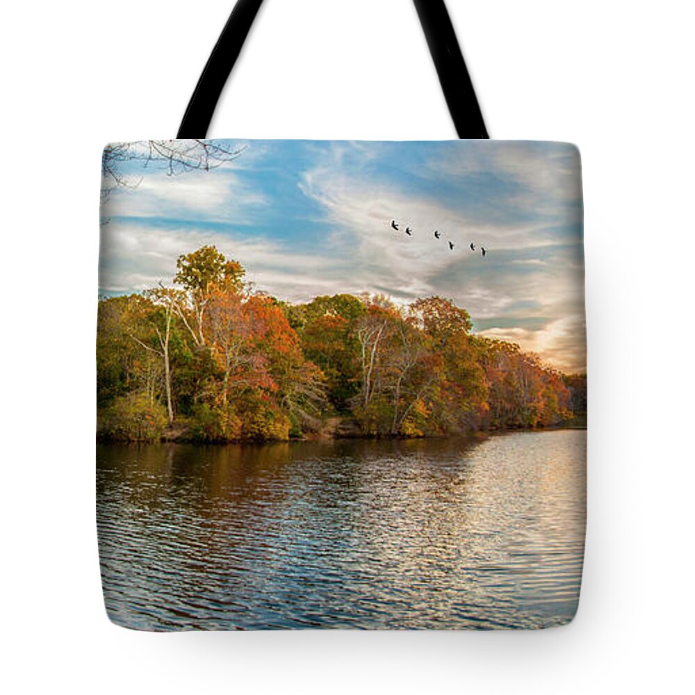 Park Tote Bag featuring the photograph Trout Pond by Cathy Kovarik