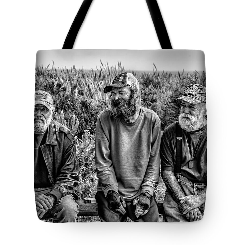 California Tote Bag featuring the photograph U.S. Veterans today by Patrick Boening