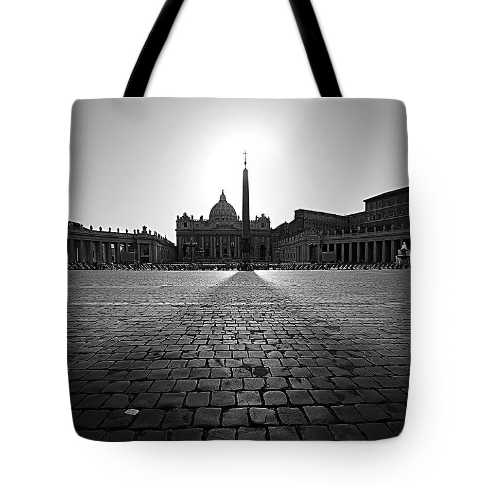 Vatican Tote Bag featuring the photograph Vatican City #1 by Effezetaphoto Fz