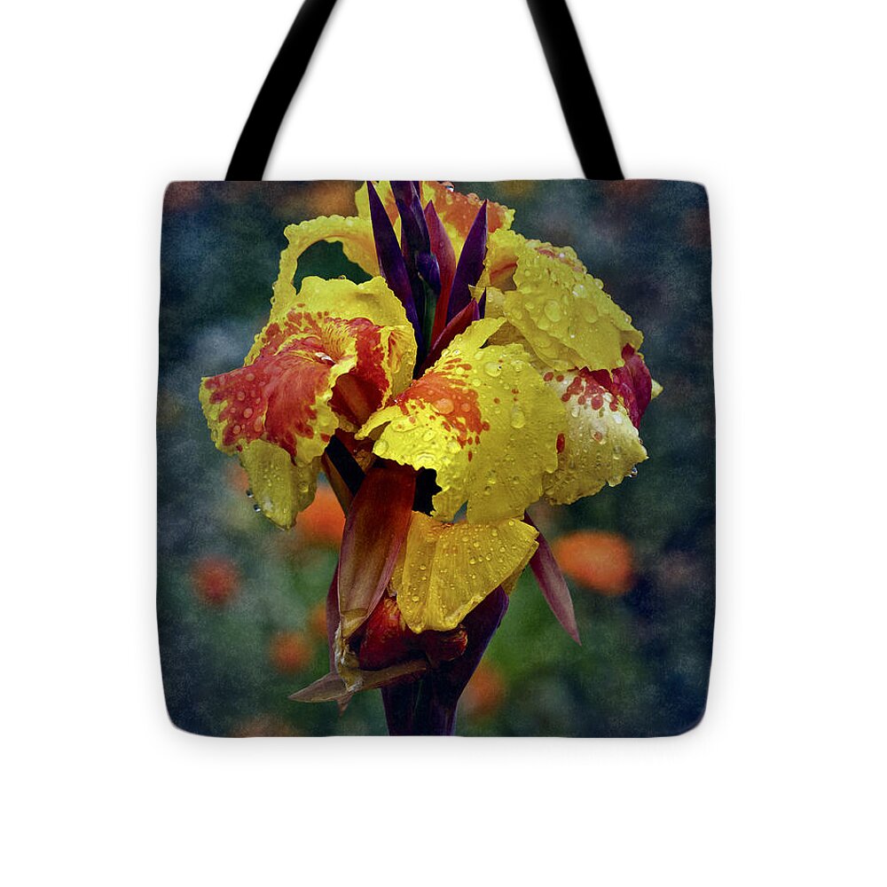 Canna Lily Tote Bag featuring the photograph Vintage Canna Lily #2 by Richard Cummings