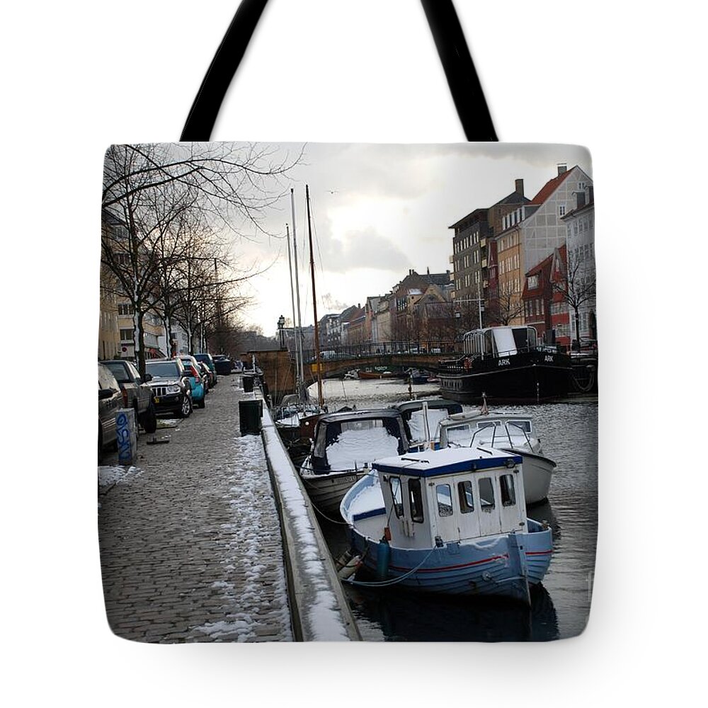 Copenhagen Tote Bag featuring the photograph Waiting for Spring by Jim Goodman