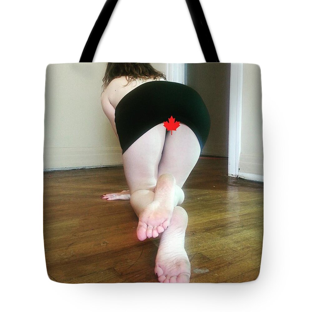 Beautiful Tote Bag featuring the photograph Want Uncensored? Follow Me On Twitter #1 by Sammy Shayne