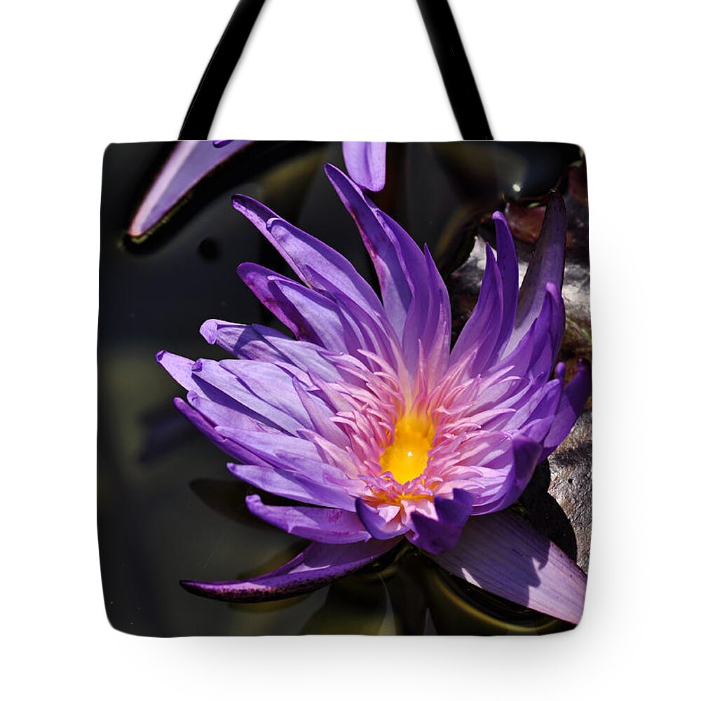 Clay Tote Bag featuring the photograph Water Floral #1 by Clayton Bruster