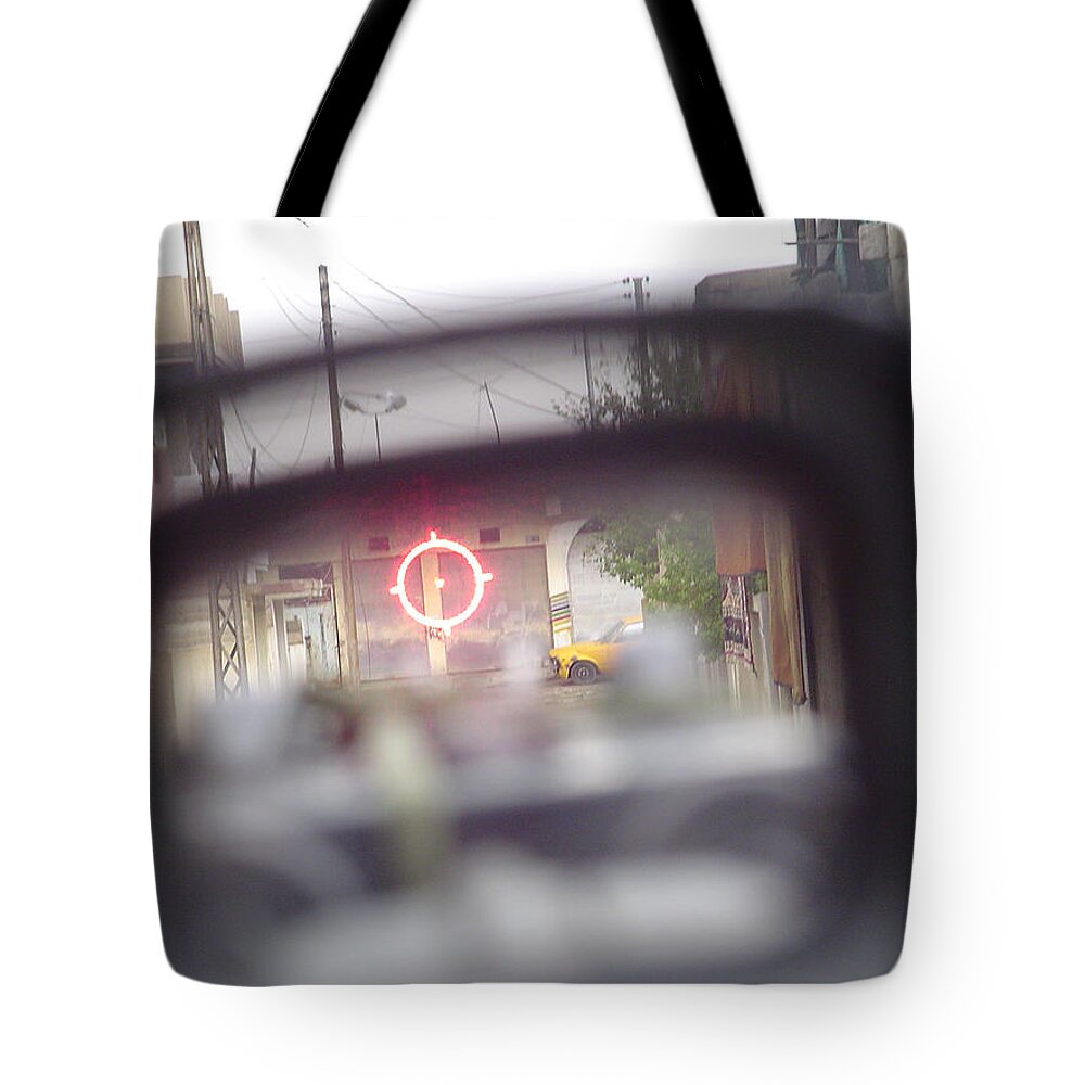 Weapon Tote Bag featuring the digital art Weapon #1 by Maye Loeser