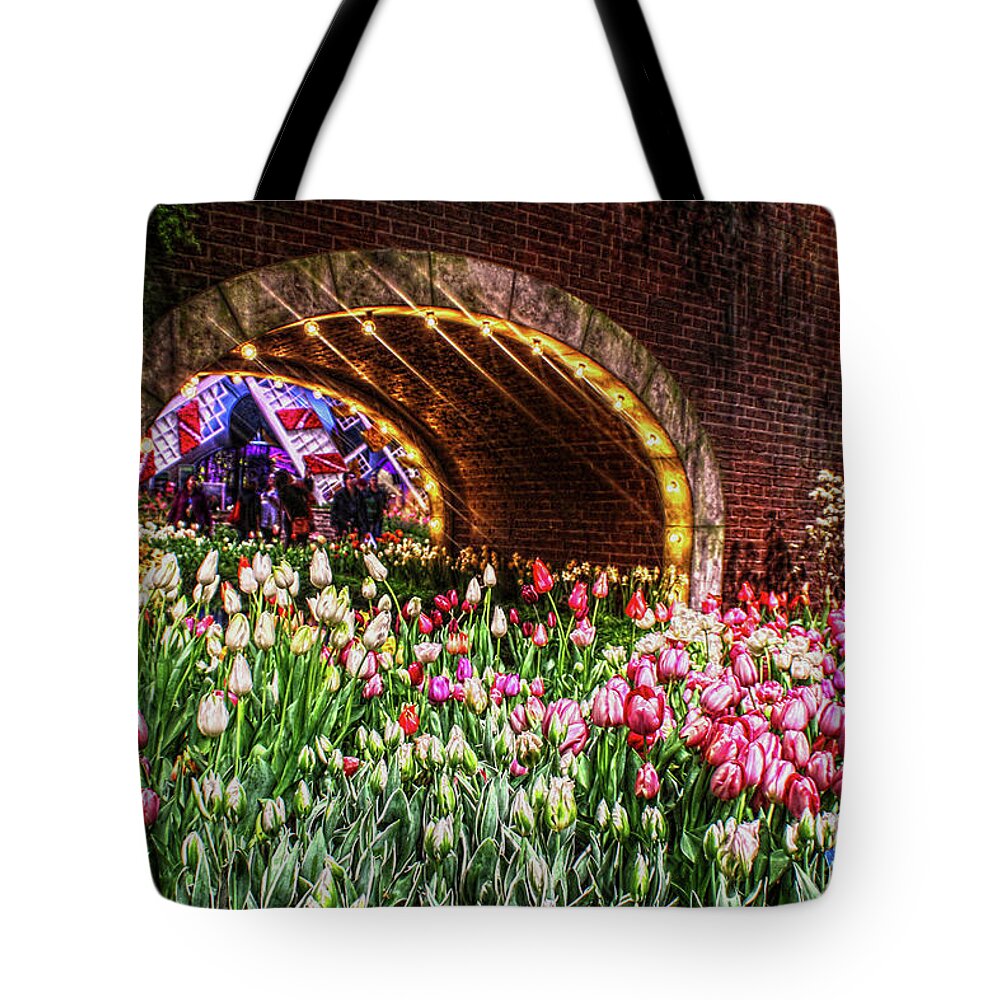 Tulip Tote Bag featuring the photograph Welcoming Tulips #1 by Sandy Moulder