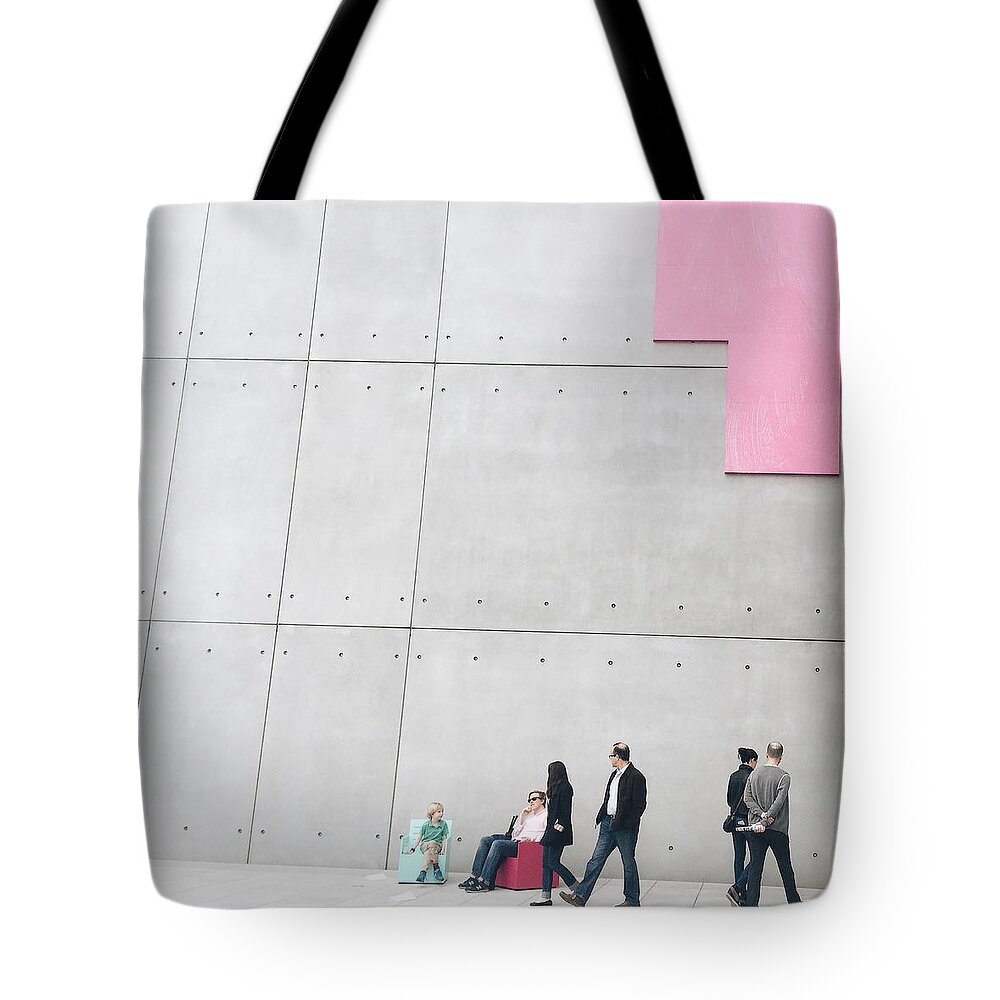 New York City Tote Bag featuring the photograph Whitney Museum of American Art #1 by Sophie Jung