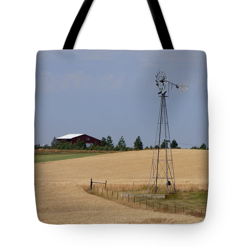 Windmill Tote Bag featuring the photograph Windmill #2 by Charles Robinson