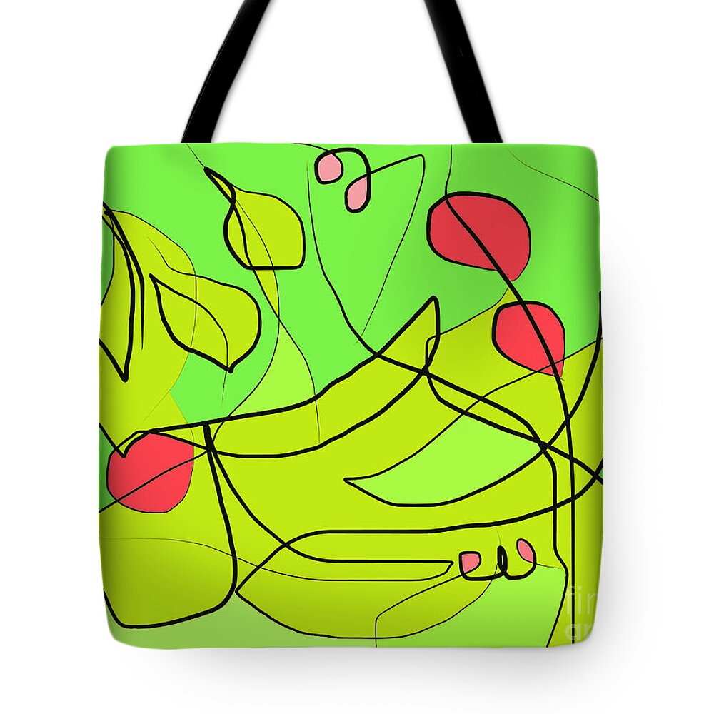 Abstract Tote Bag featuring the photograph Winter Fruits #2 by Chani Demuijlder